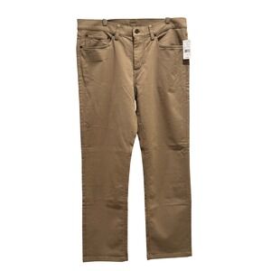 NEW Brooks Brothers Richmond 5-Pocket Chino Pants Mens 34x30 Tan Straight $148